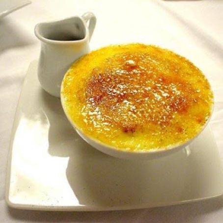 Eggnog Creme Brulee with Cranberry Orange Compote and Irish Sauce-Swan & Dolphin Resort Disney
