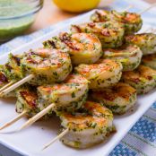 Pesto Grilled Shrimp
