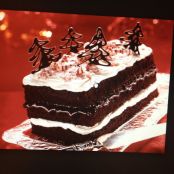 Brownie: Peppermint Cream Brownie Torte