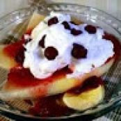 Ice Creamless Banana Split