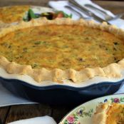 Gluten Free Spinach and Mushroom Quiche