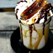 Roasted Banana and Caramel Milkshake