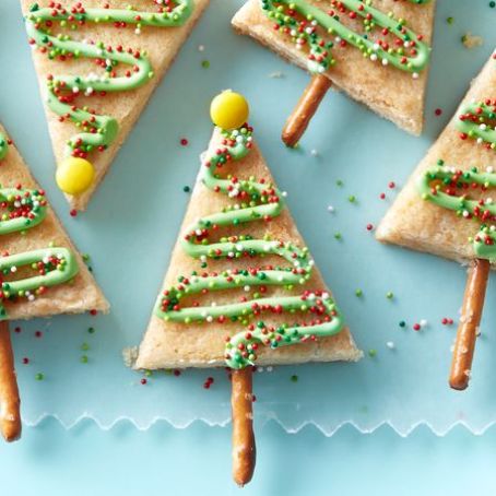 Easy Christmas Tree Cookie Bars