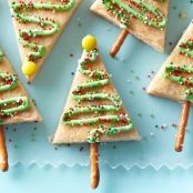 Easy Christmas Tree Cookie Bars