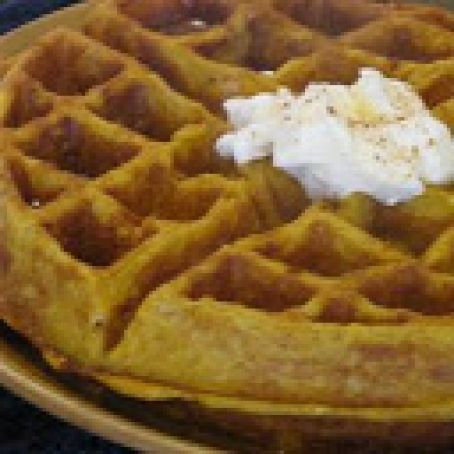 Cinnamon Pumpkin Waffles