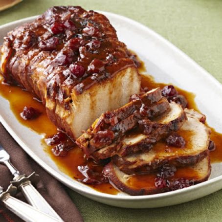 Slow-Cooker Cranberry-Orange Pork Roast