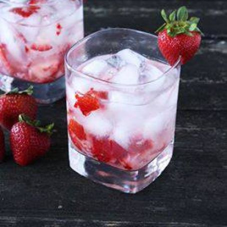 Strawberries & Cream Cocktail