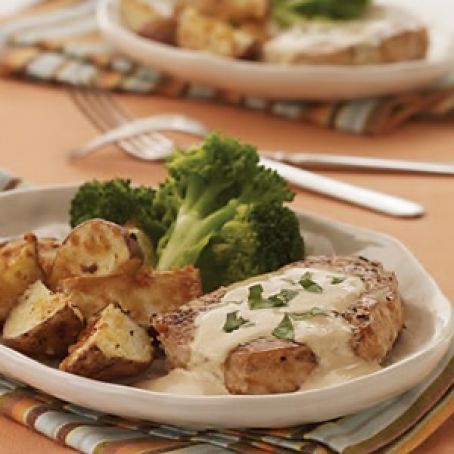 Pork Chops with Dijon Cream Sauce