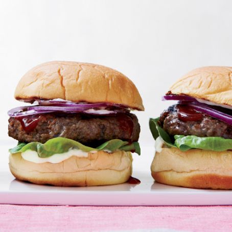 Cheesy Burgers with Soy-Spiked Ketchup