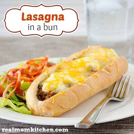 Lasagna in a Bun