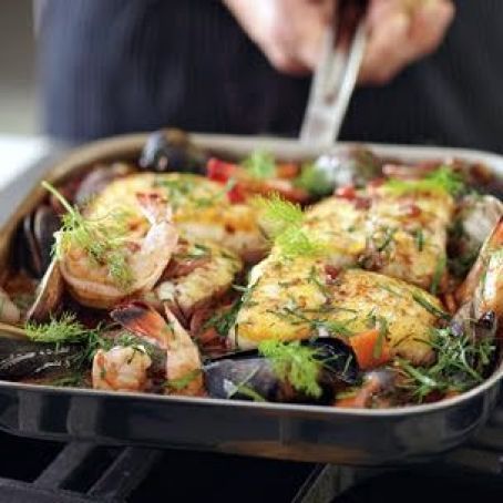 Alaskan Halibut Cioppino