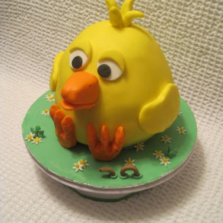 Easter Chick Cake