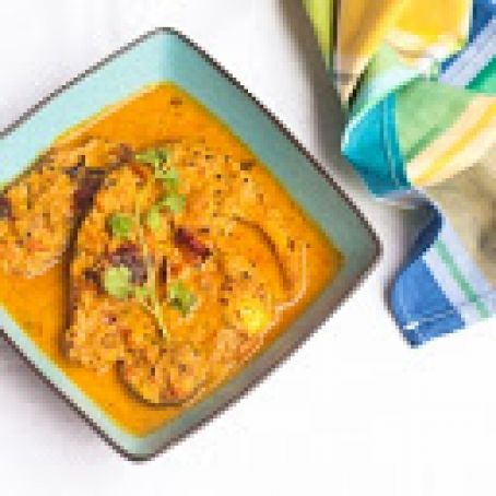Fish Curry with Mustard & Tomatoes
