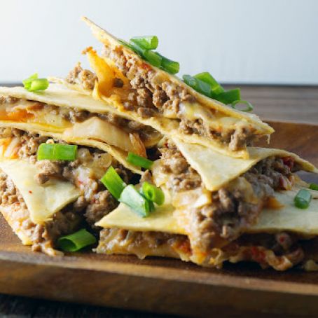 Korean Beef Quesadillas