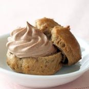 Mocha Cream Puffs (healthy)