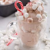 Hot Cocoa No-Churn Ice Cream