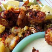 Blackened Shrimp With Pineapple Salsa