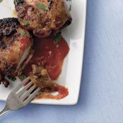 Broiled Chicken Thighs with Chipotle Sauce