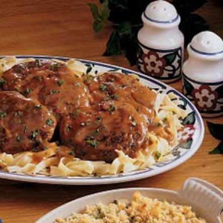 Salisbury Steak with Onion Gravy Recipe