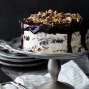 Reese's Brownie Ice Cream Cake