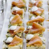 Mini Herb Frittatas with Smoked Salmon