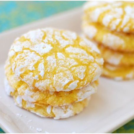 Lemon Burst Cake Mix Cookies