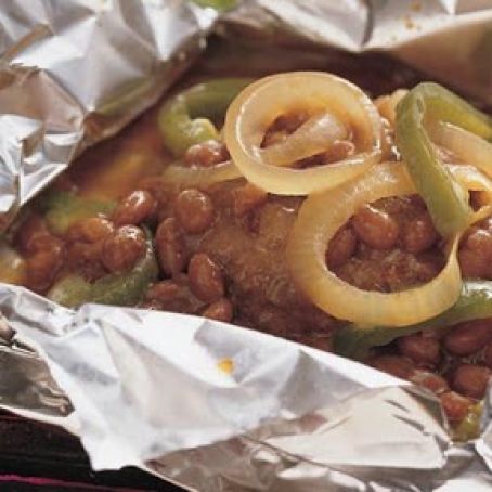 Old West Grilled Bean and Burger Packs