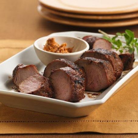 Grilled Chili-Rubbed Pork Tenderloin