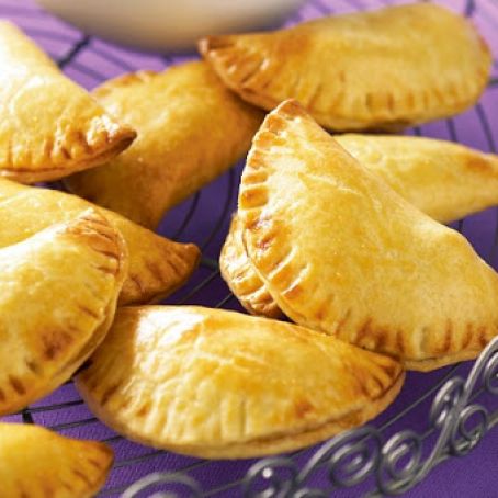 Oyster and Sausage Turnovers with Apple Horseradish Sauce