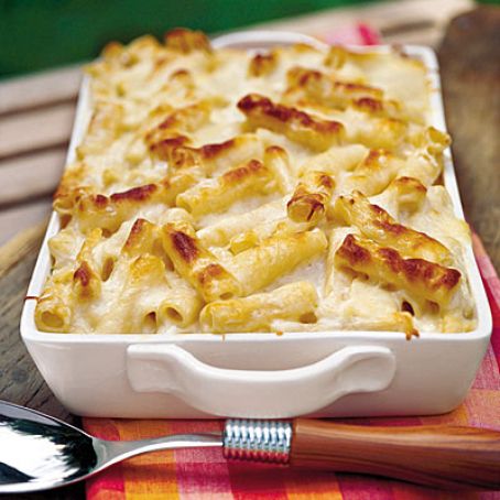 Three Cheese Pasta Bake