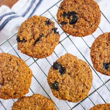 Blueberry Honey Bran Muffins