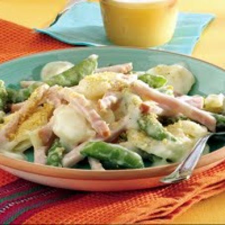 Skillet Canadian Bacon and Potatoes