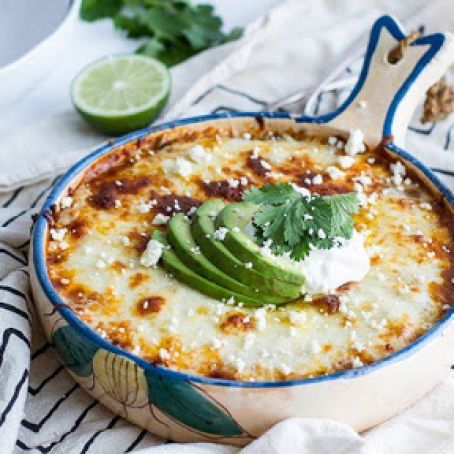Chicken Enchilada Quinoa Bake