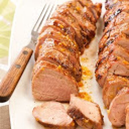Orange Glazed Pork Tenderloin