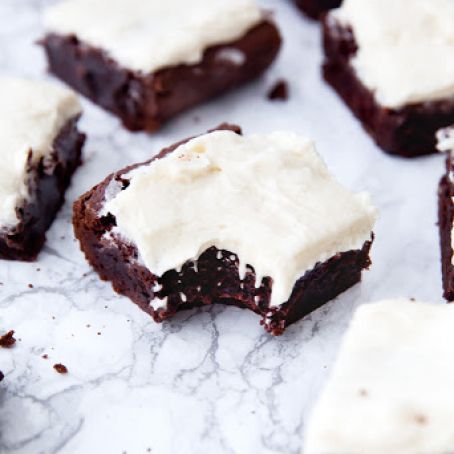 Boozy Boston Cream Brownies