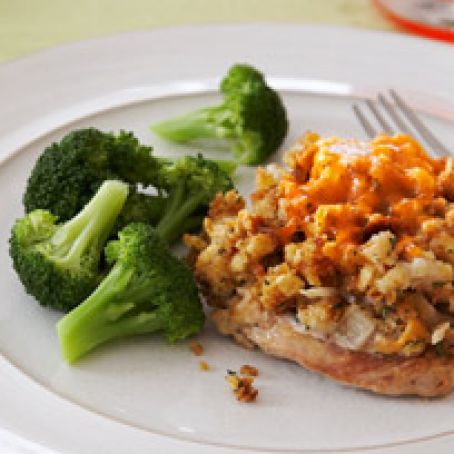Pork Chop Stuffing Bake