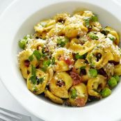 Tortellini with Peas and Prosciutto