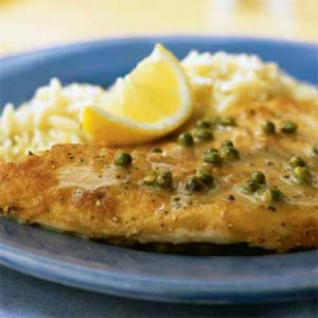 Sautéed Tilapia with Lemon-Peppercorn Pan Sauce