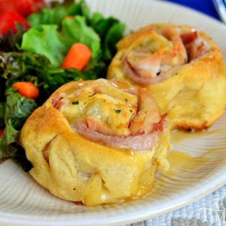 Chicken Cordon Bleu Crescent Rolls