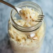 Homemade Sauerkraut in a Mason Jar