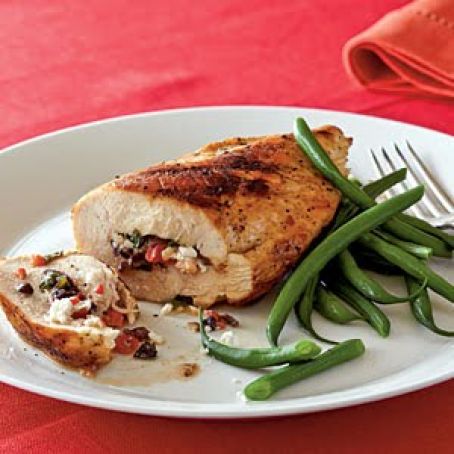 Mediterranean Stuffed Chicken Breasts (Cooking Light)