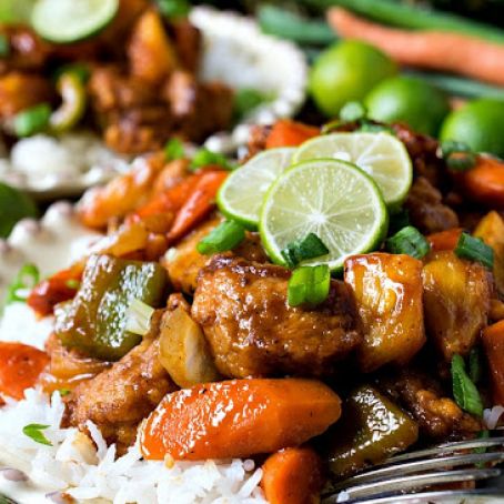 Sweet and Sour Key Lime Pork