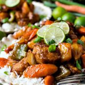 Sweet and Sour Key Lime Pork