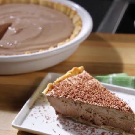 Bobby's Lighter Frozen Chocolate Mousse Pie