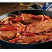 Braised Pork with Peppers and Onions