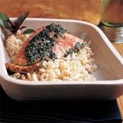 Presto Pesto Grilled Salmon