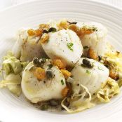 Meals (Scallops with Cabbage & Capers)