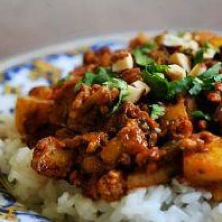 Sauteed Ground Beef with Roast Peppers