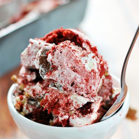 Red Velvet Cheesecake Ice Cream