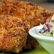 Chicken Faux Fried and Coleslaw